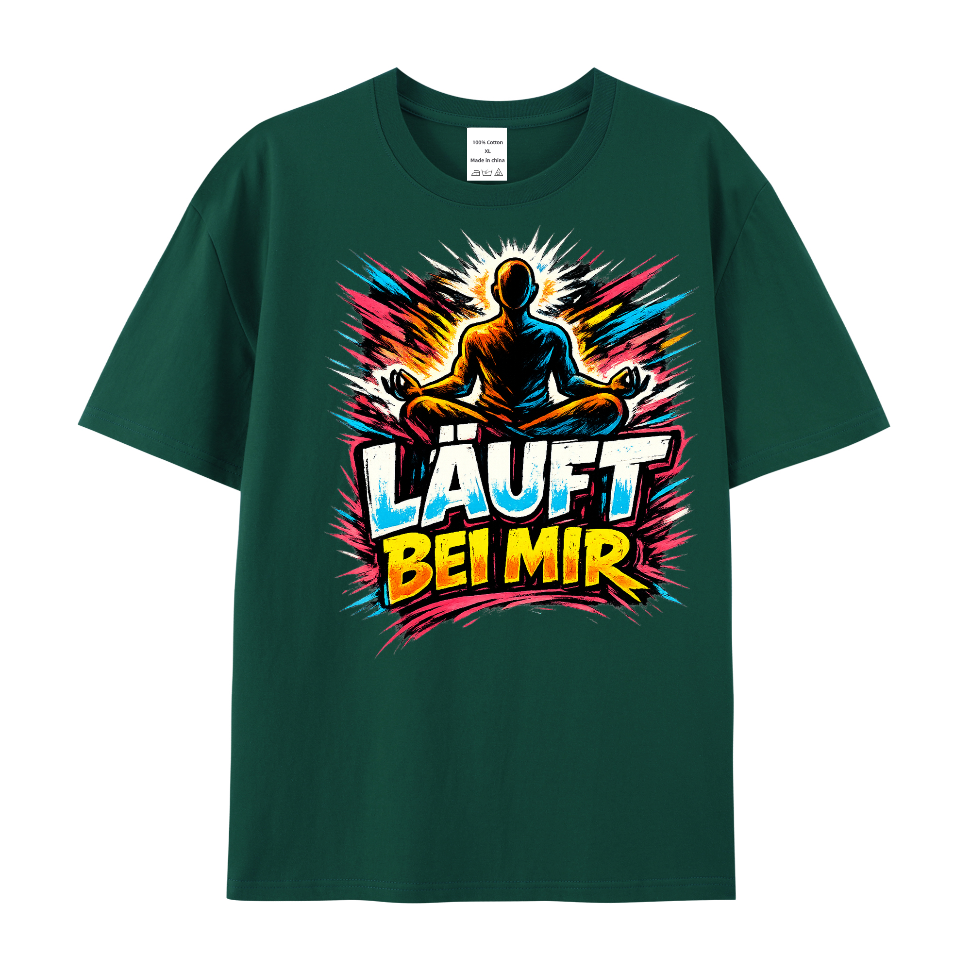 T-Shirt Läuft bei mir Yoga Flow