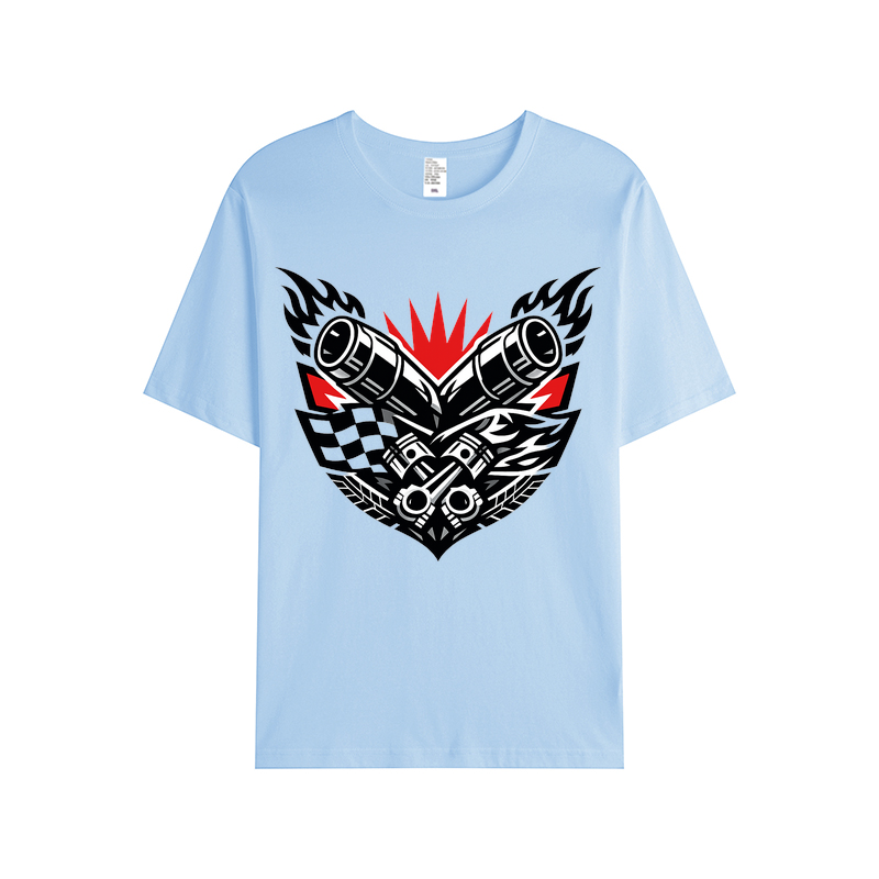 T-shirt Auspuff-Eid des Helden Emblem