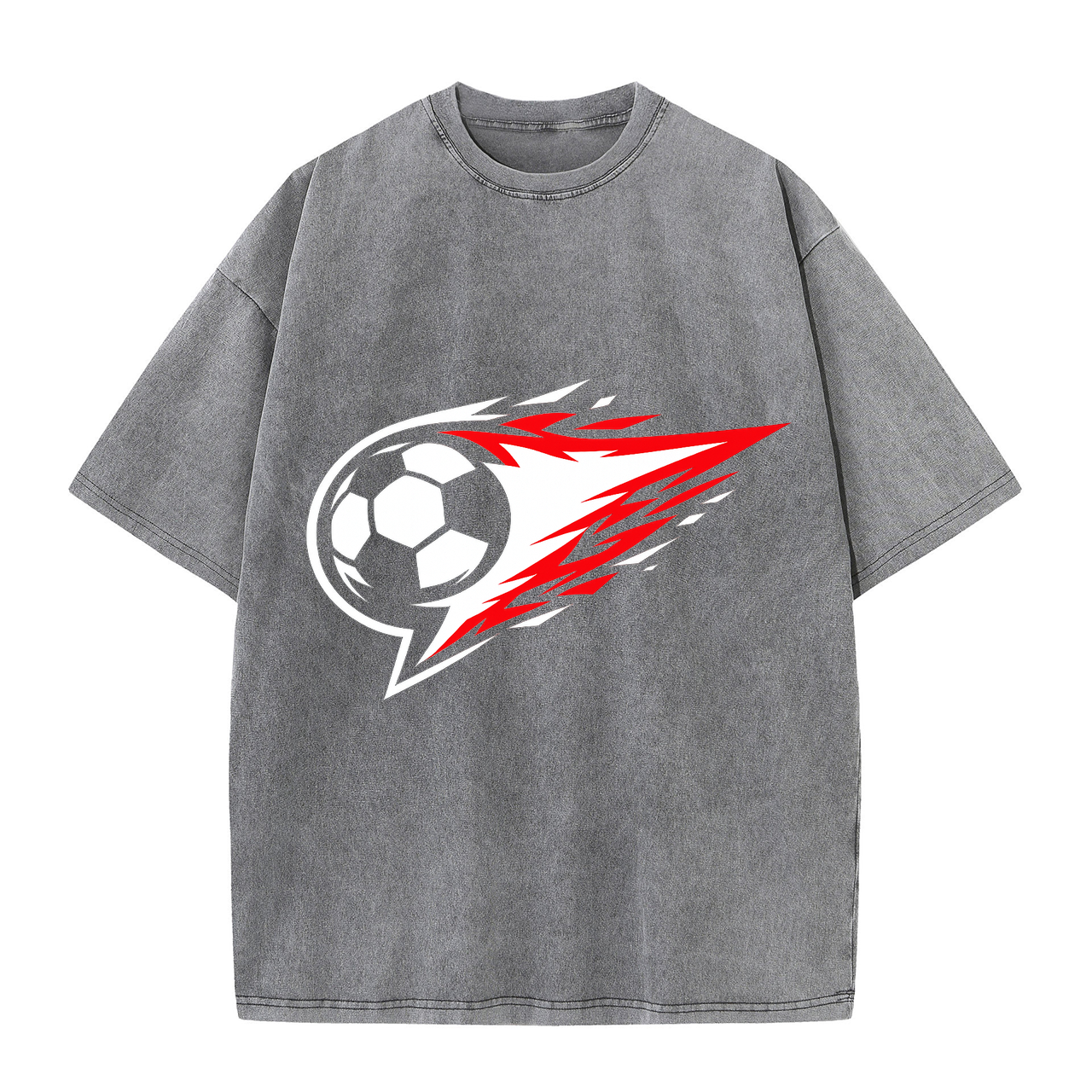 T-shirt Unaufhaltsames Flammenwappen Heldensymbol