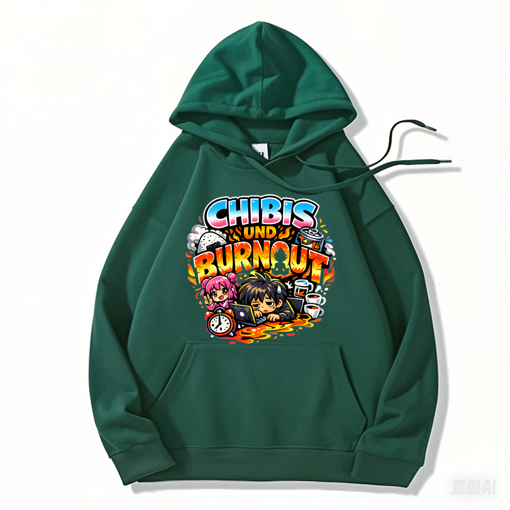 Hoodie Chibi Burnout Dreams