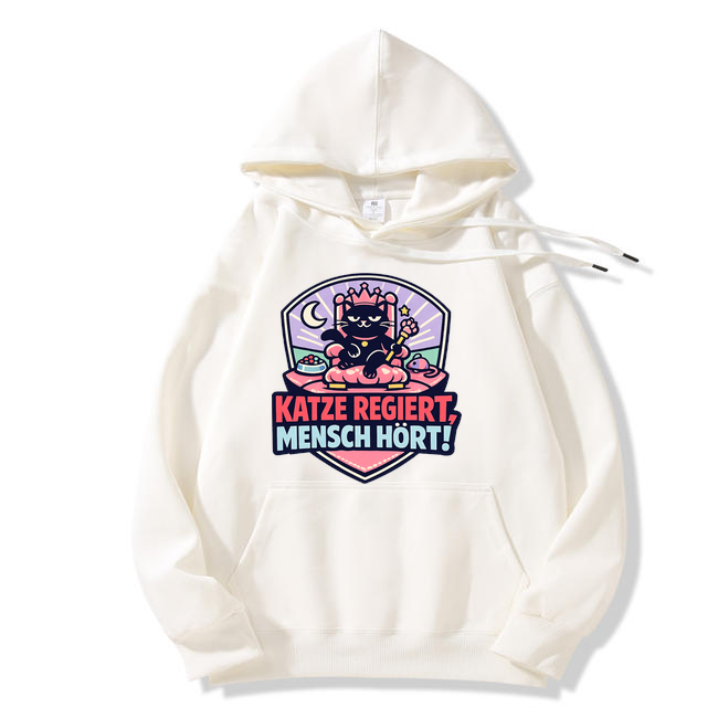 Katze regiert, Mensch hört! Hoodie
