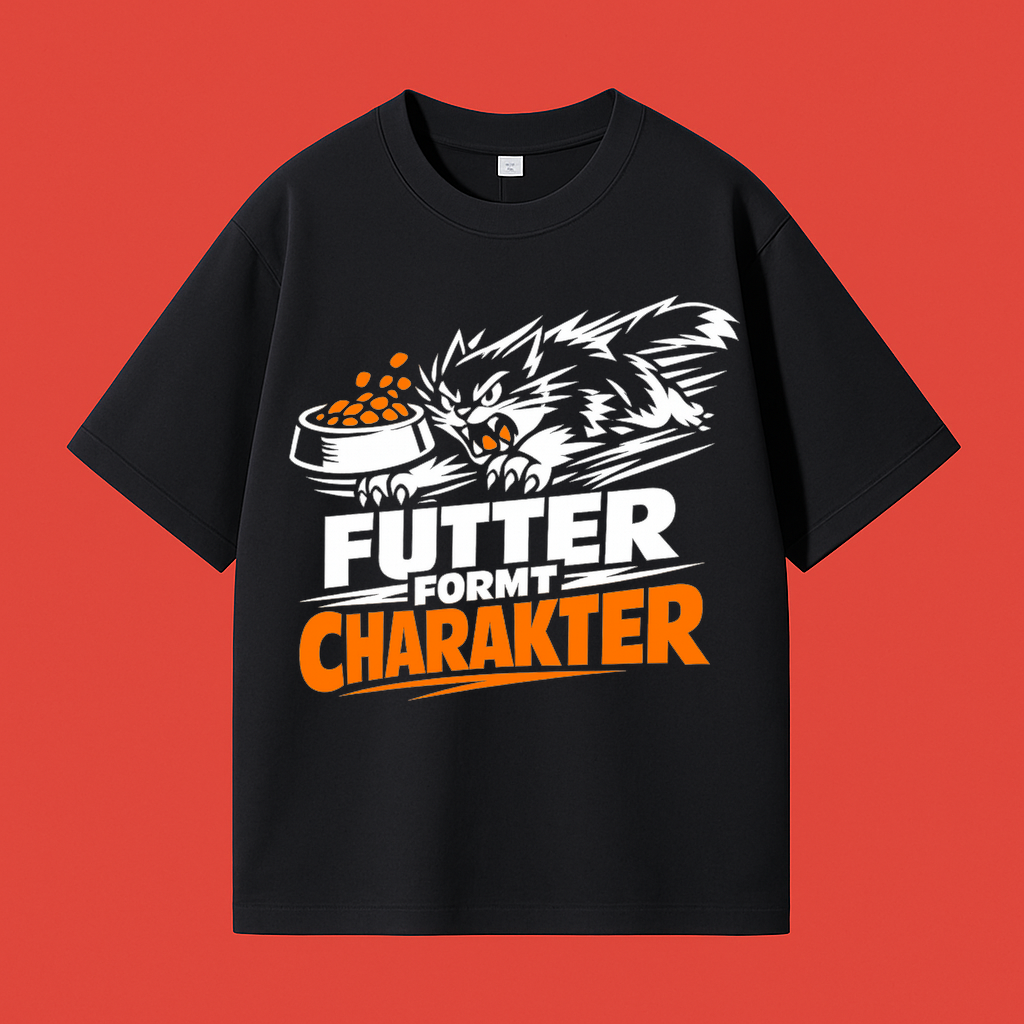 T-Shirt Katzencharakter Futterformel