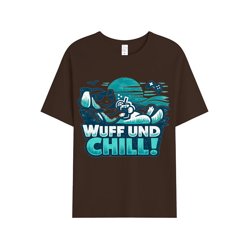 t-shirt Wuff & Chill Hunde-Vibes