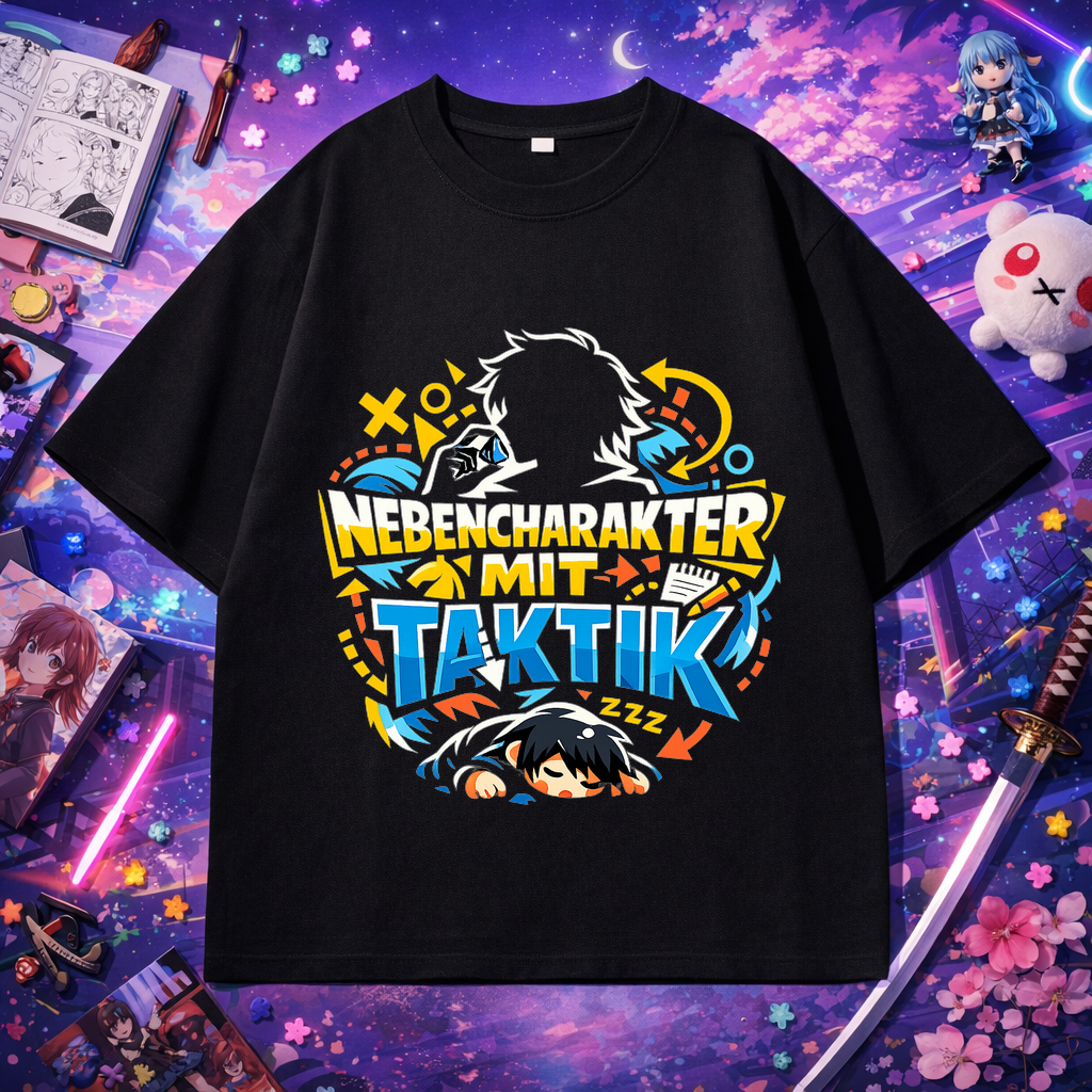T-Shirt Taktik-Nebencharakter Anime Style