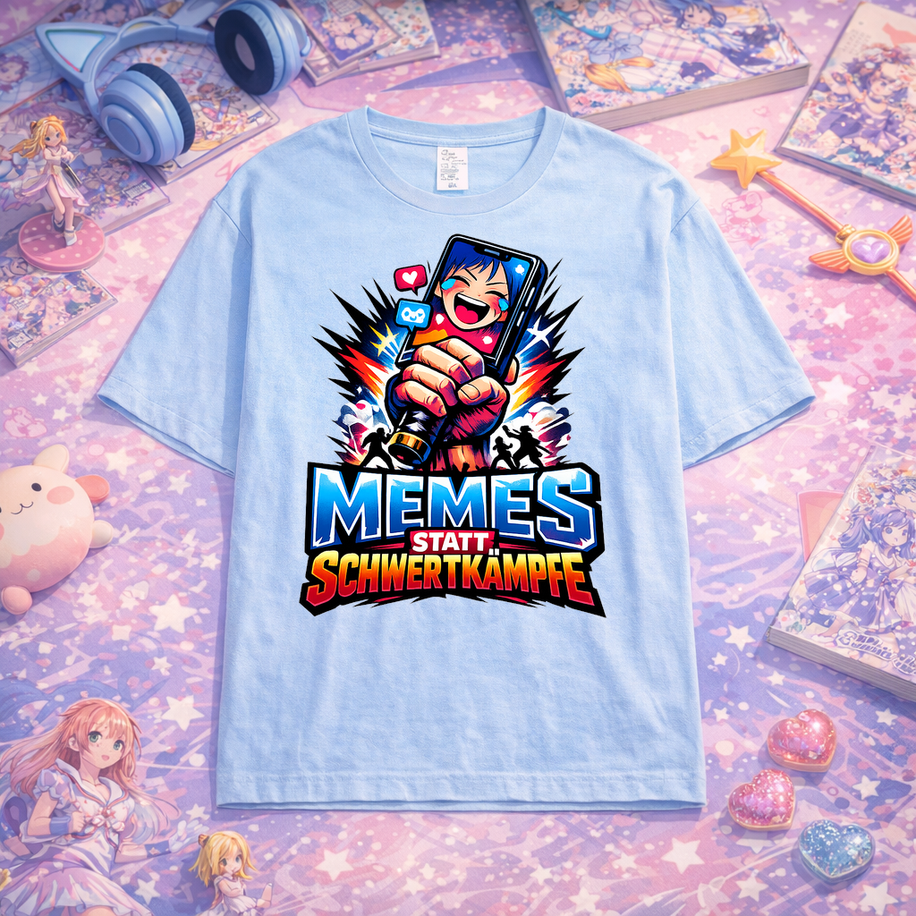T-Shirt MemeKampf – Anime & Memes statt Schwertkampf