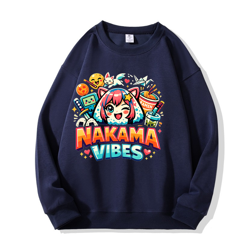 Sweatshirt Nakama Vibes – Anime Freundschafts-Style