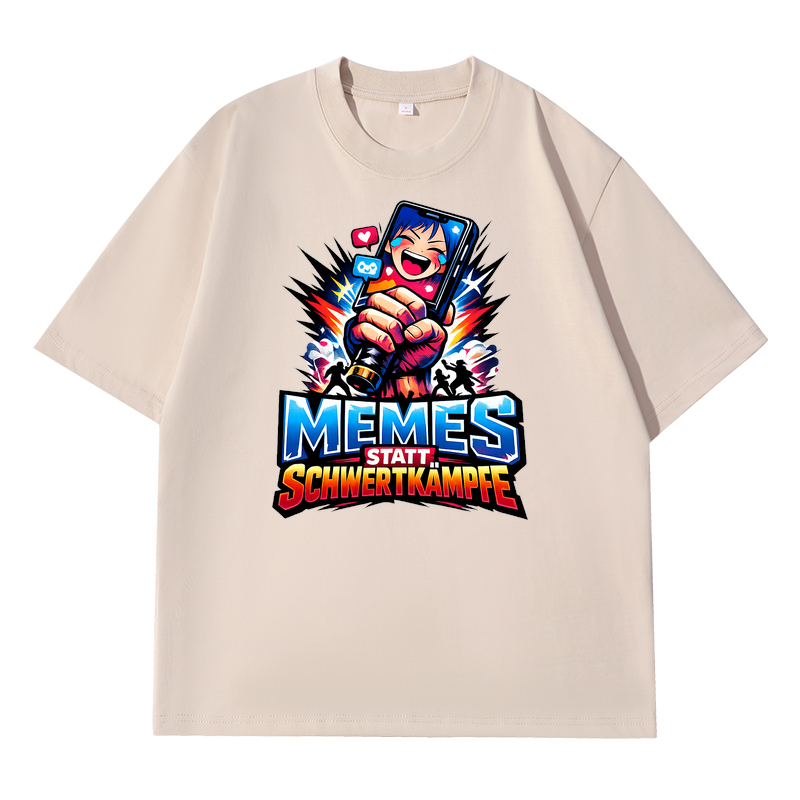 T-Shirt MemeKampf statt Schwertaction