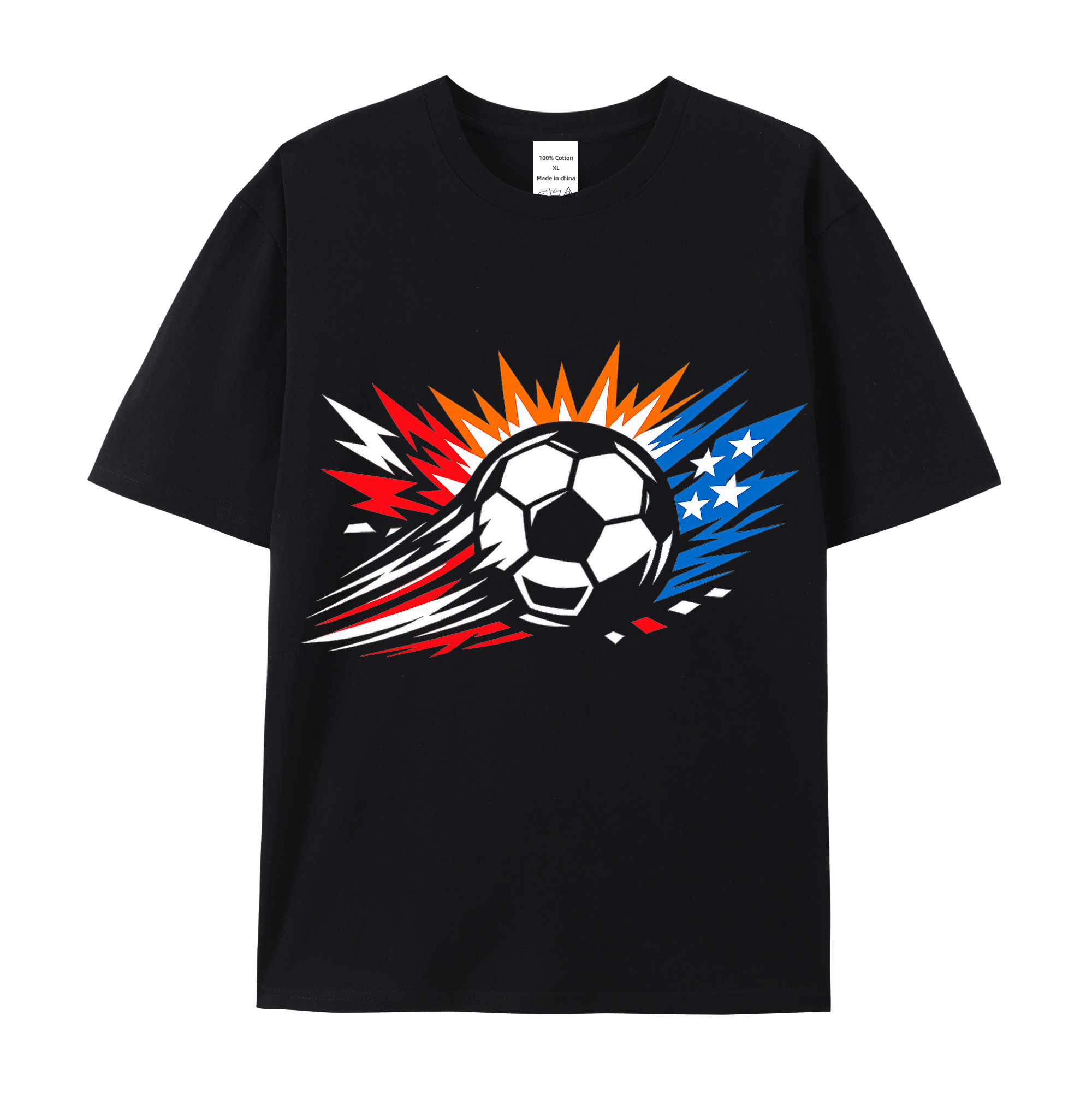 T-shirt Glühender Vektorwirbel Champion Cheers