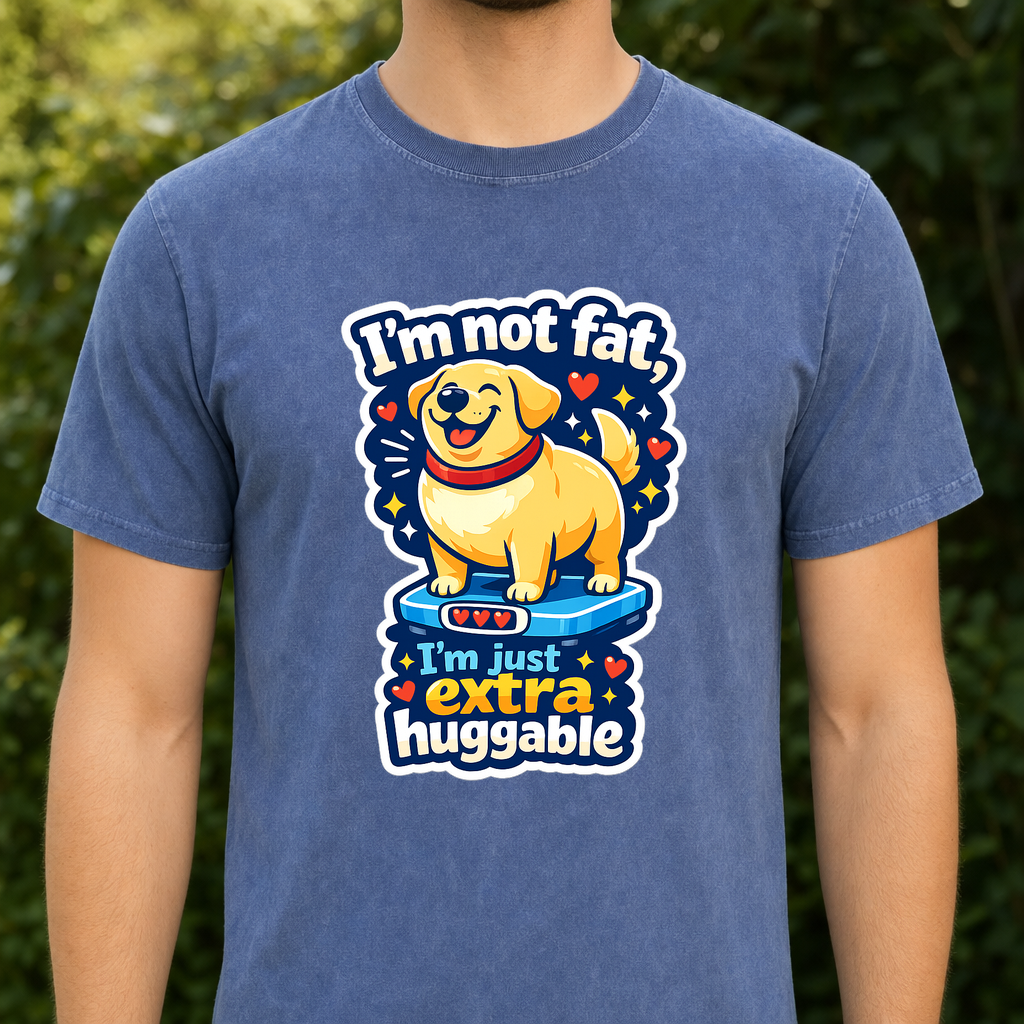 T-shirt I'm Not Fat, I'm Extra Huggable Dog