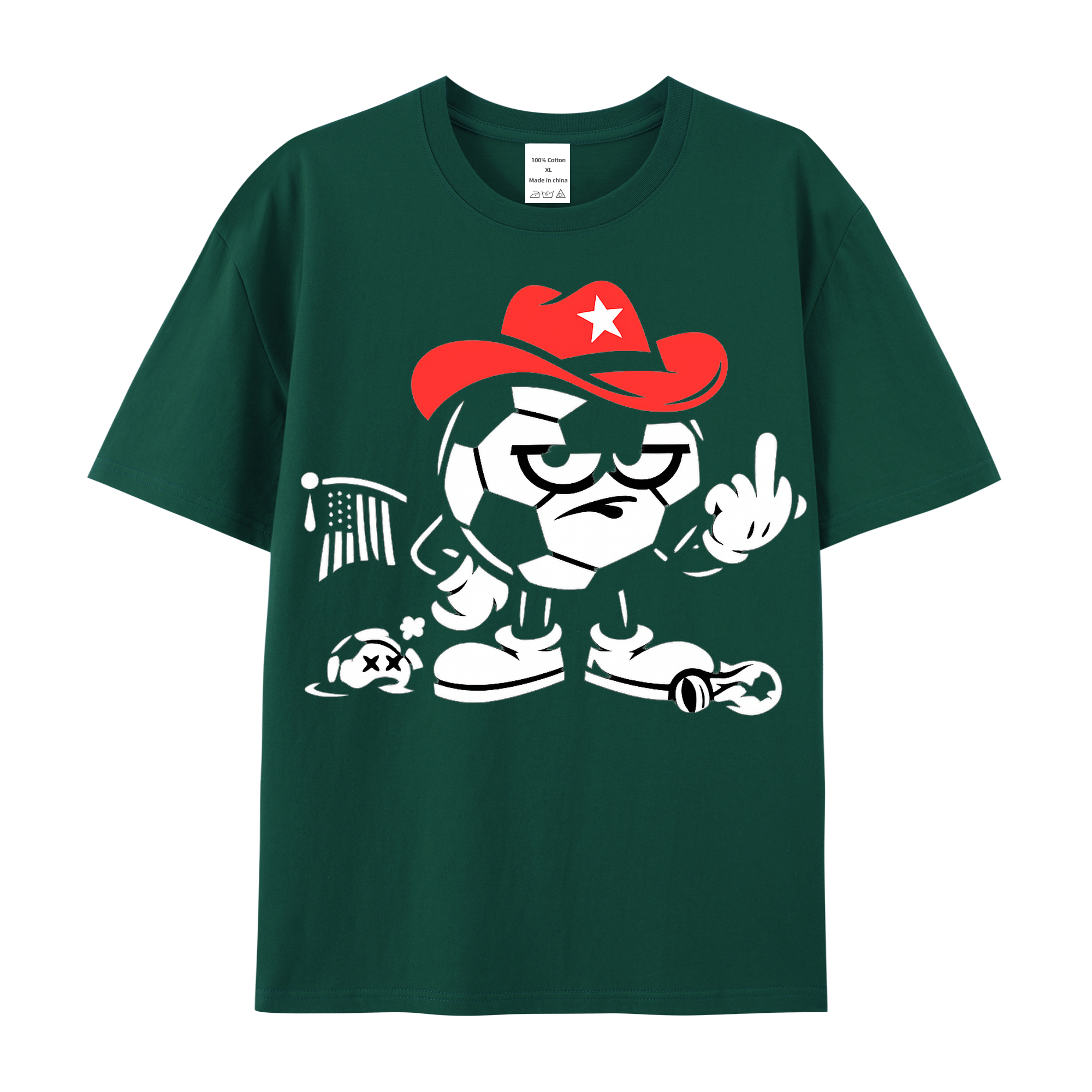 T-shirt Weltmeister-Warnsignal für Heldenhaut