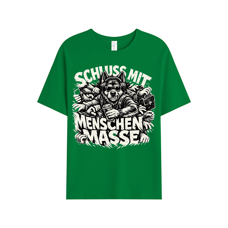 T-Shirt Schluss Mit Menschenmasse Hundeliebe
