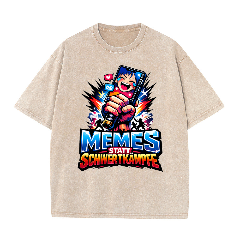 T-Shirt MemeKampf statt Schwertzauber
