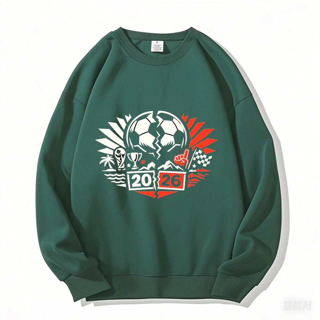 Sweatshirt WM-Wahnform für Fußball-Ironiker