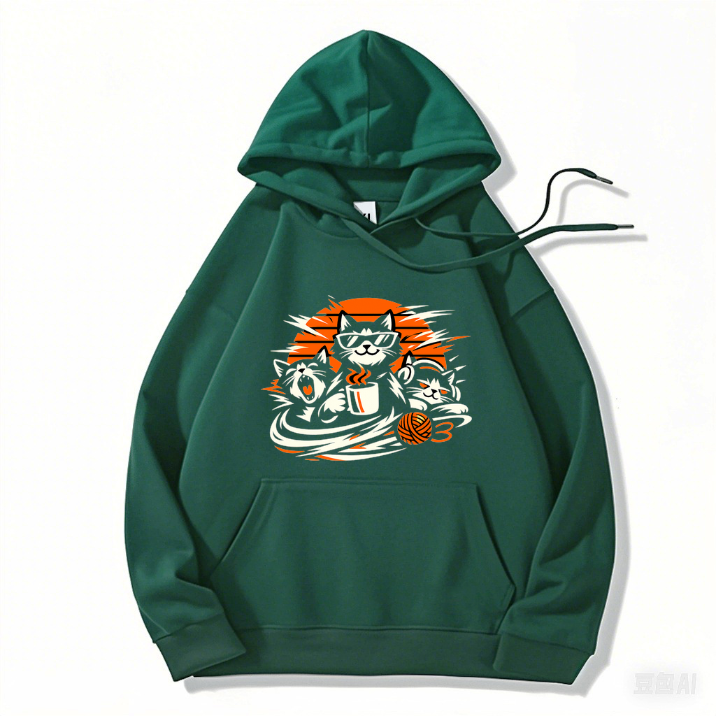 Hoodie Katzenliebe Pur