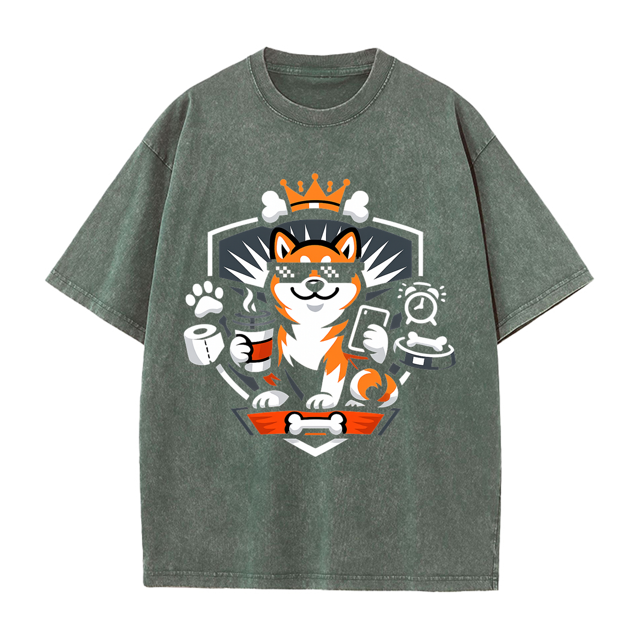 T-Shirt Hundeglück auf vier Pfoten