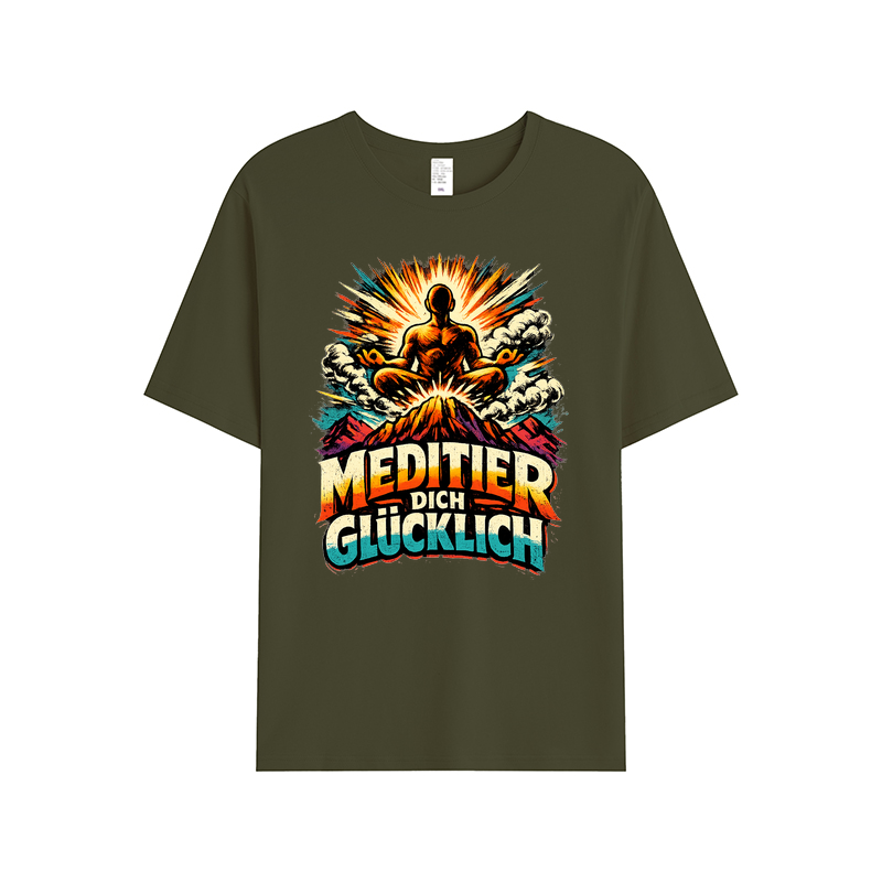 T-Shirt Glücksmeditation Yoga Shirt
