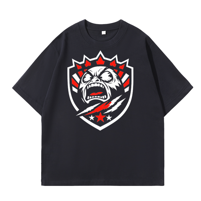 T-shirt Unaufhaltsames Stahlwappen Badge