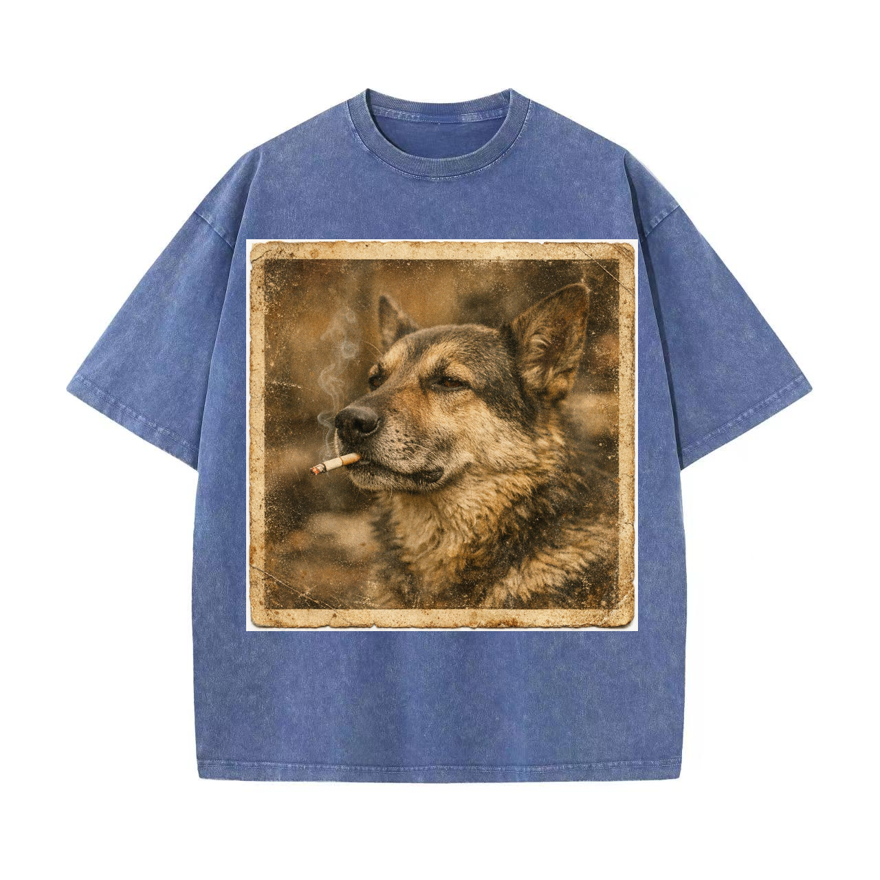 T-shirt Vintage Dog Polaroids Retro Canine Photo