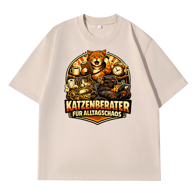 T-Shirt Chaos-Katze: Dein Alltagsberater
