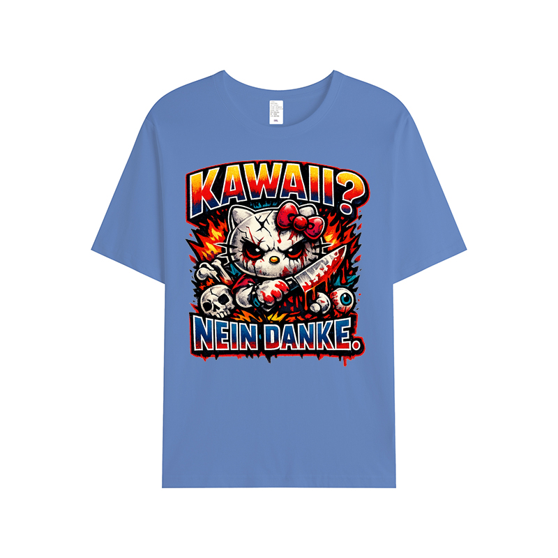 T-Shirt Kawaii Nein Danke Anime Rebel Style