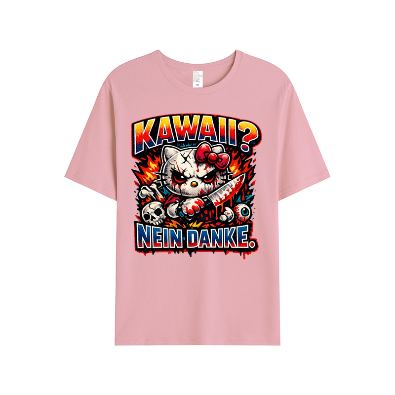 T-Shirt Kawaii Nein Danke Anime Rebel Style