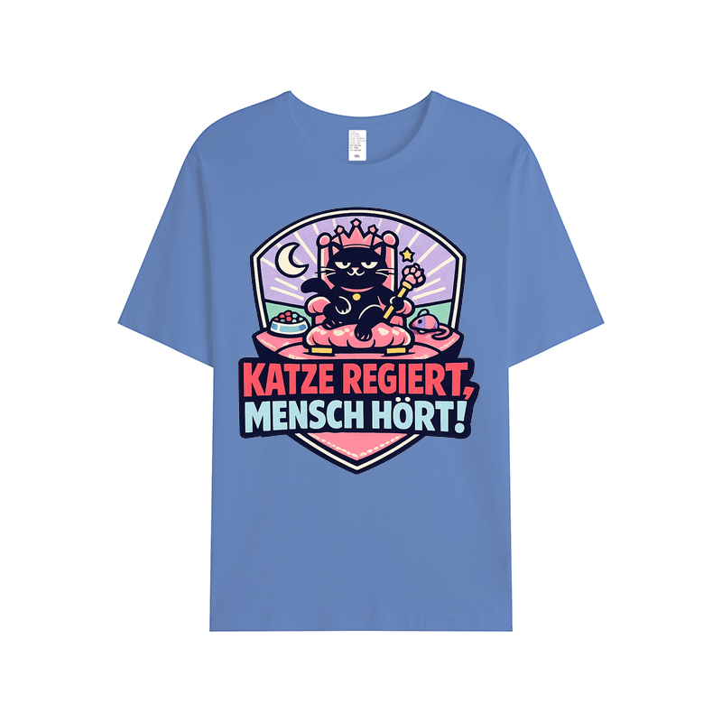 Katze regiert, Mensch hört! t-shirt