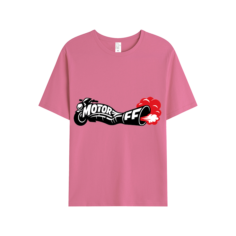 T-shirt Chromglutwirbel Motorrad Design