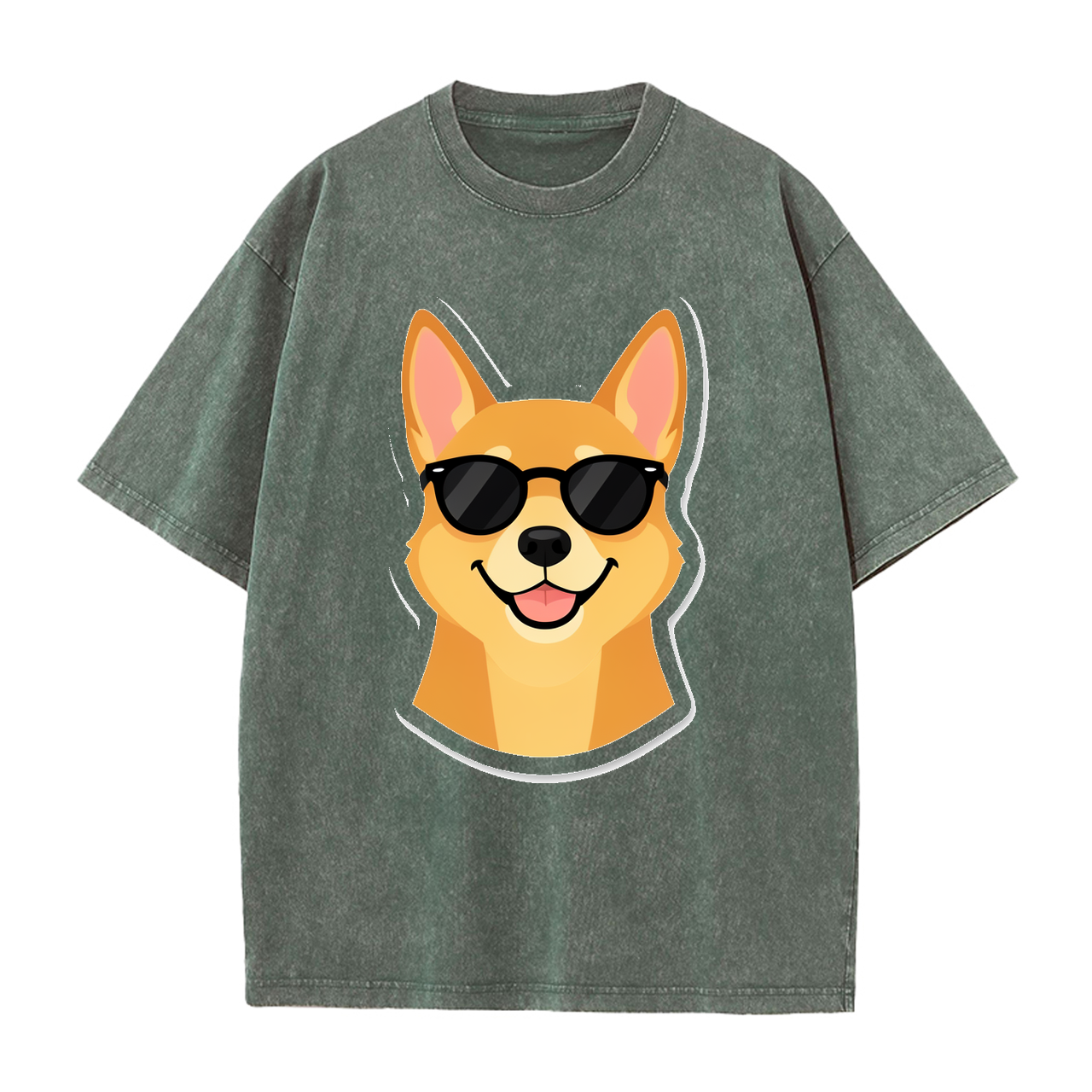 T-shirt Cool Dog Shades - Stylish Pup Design