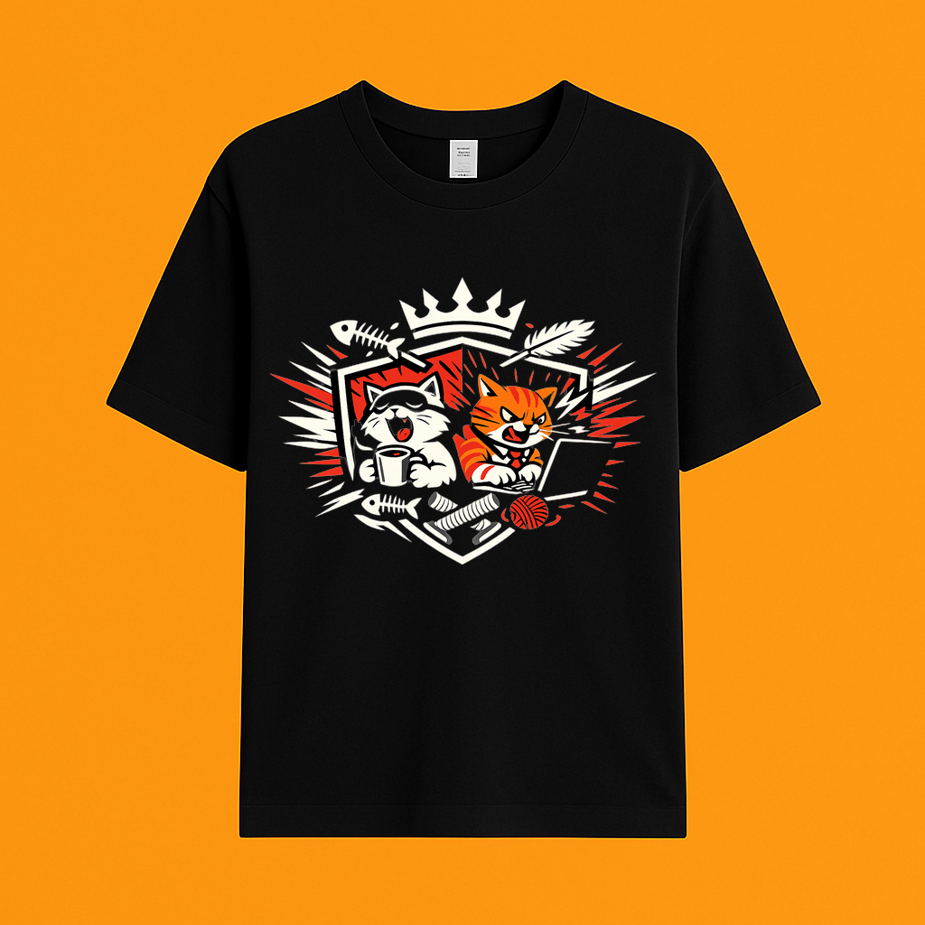 t-shirt Katzenliebe pur