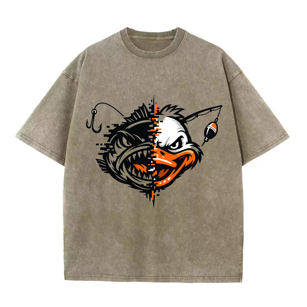 t-shirt Angelglück am Wasser