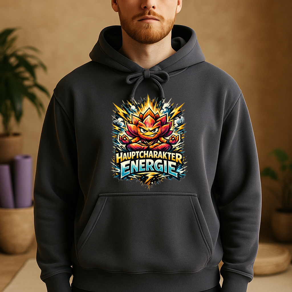 Hoodie Hauptcharakter Yoga Flow