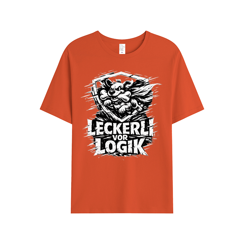 T-Shirt Leckerli vor Logik Hundeliebe