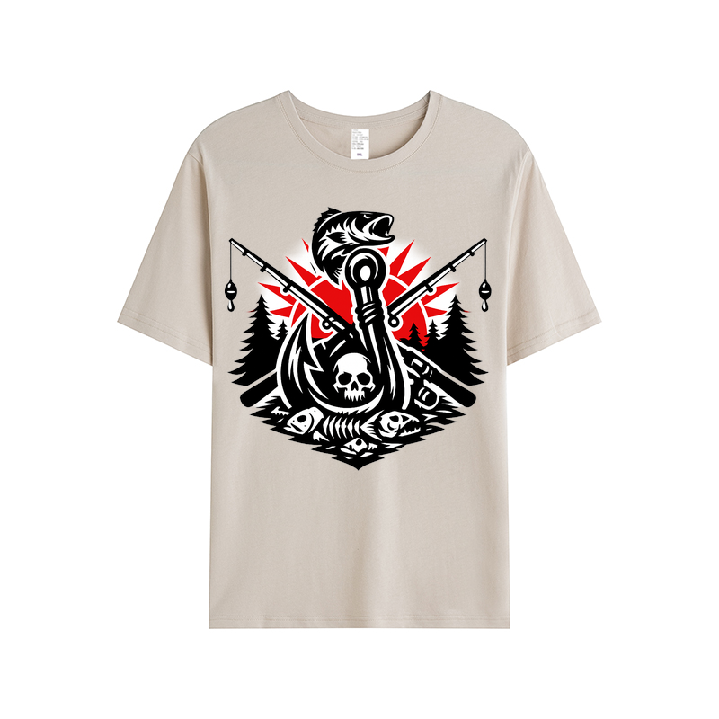 t-shirt Angelglück am Wasser