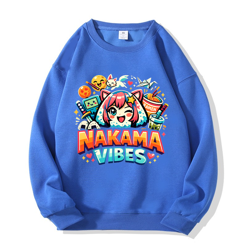Sweatshirt Nakama Vibes – Anime Freundschafts-Style