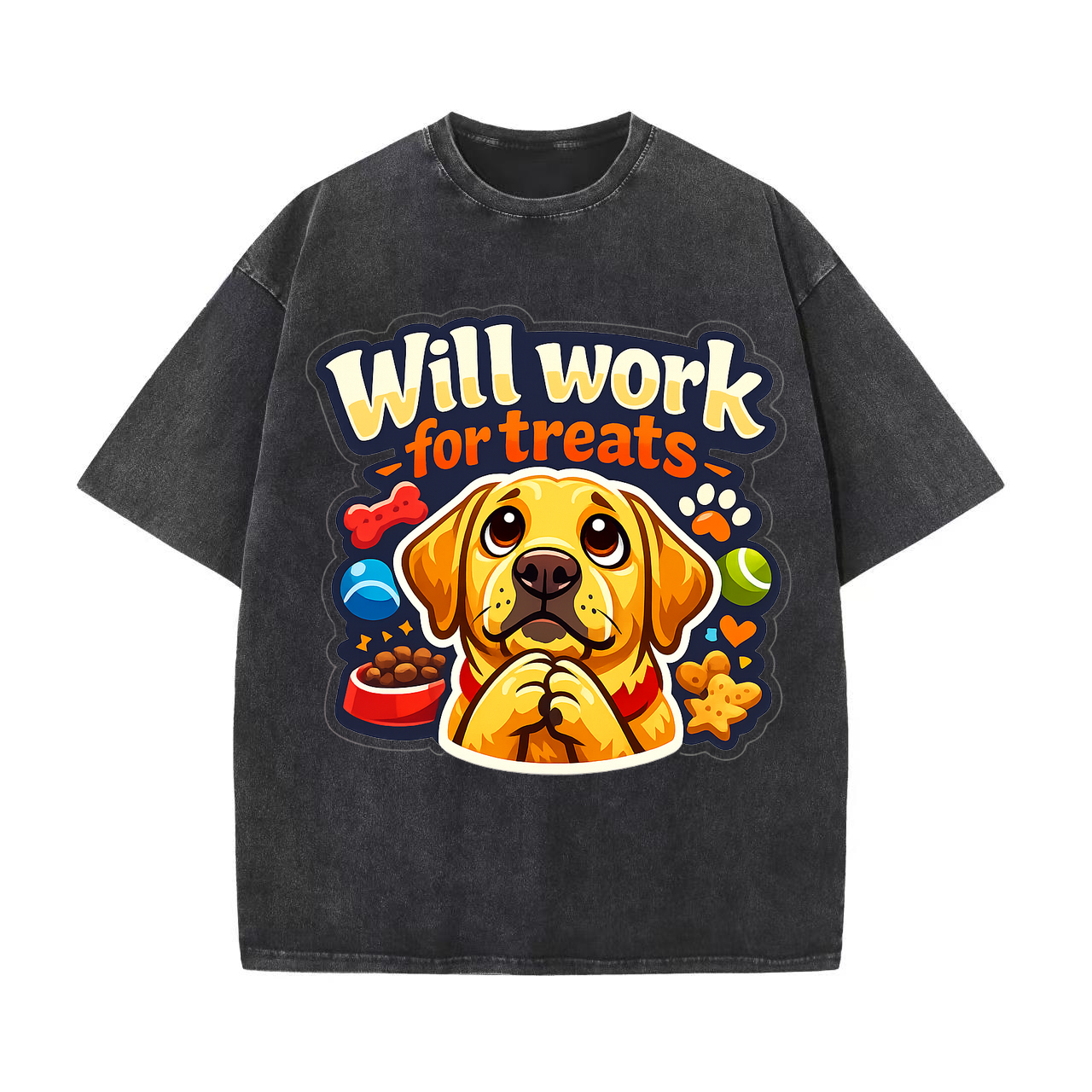 T-shirt Will Work For Treats Dog Lover