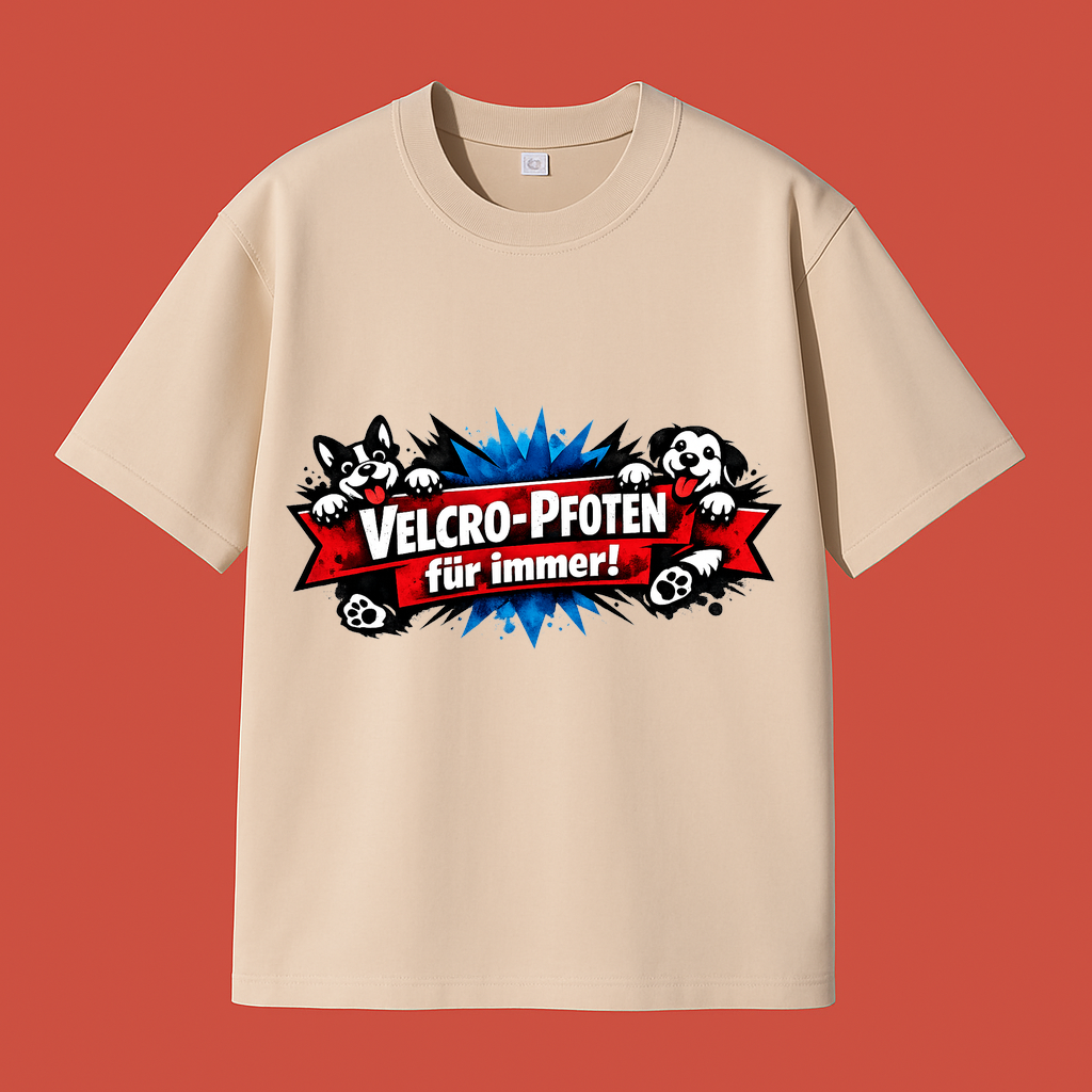 T-Shirt Velcro-Pfoten für immer!