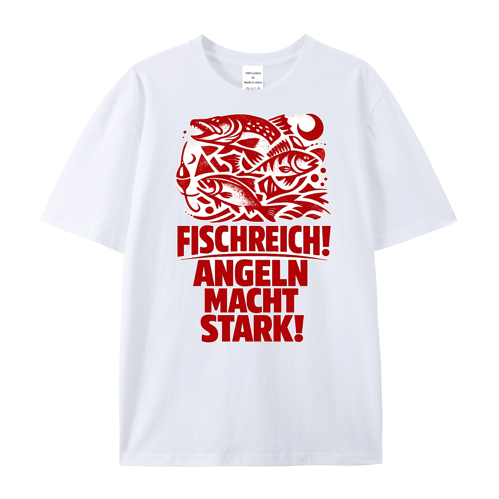 T-Shirt Anglerkraft – Stärke aus dem Wasser