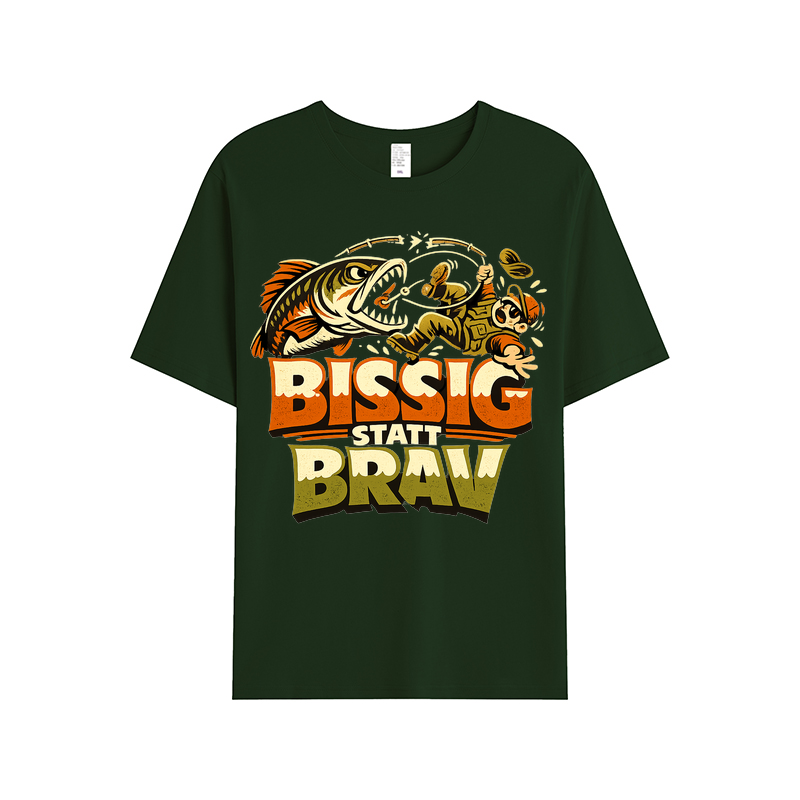 T-Shirt Bissig statt brav Anglerstyle