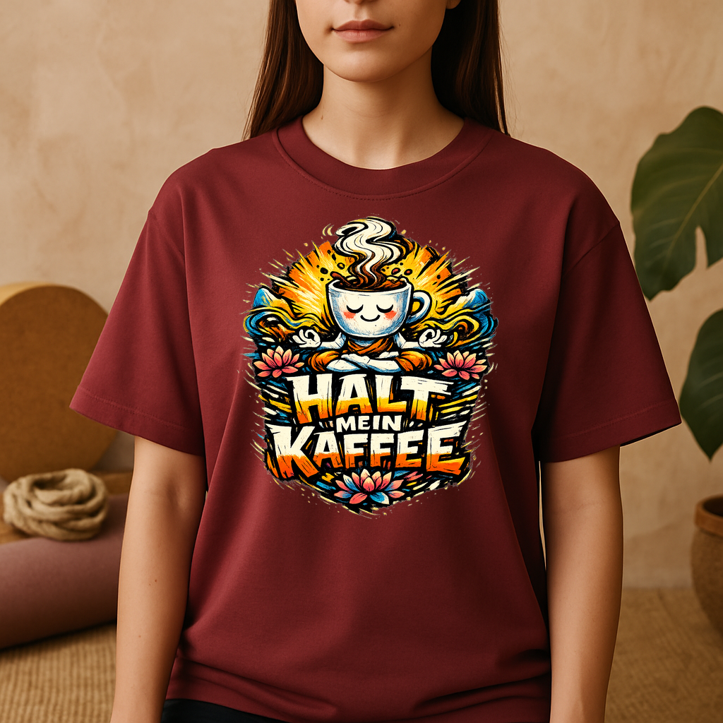 T-Shirt Yoga & Kaffee Flow