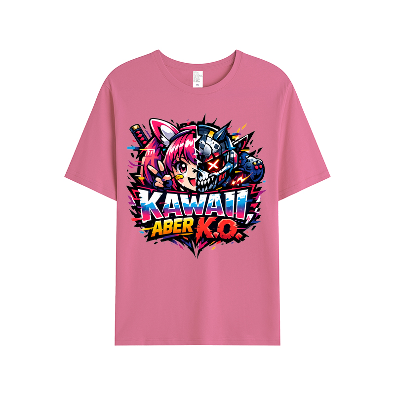 T-Shirt Kawaii K.o. Anime Vibes