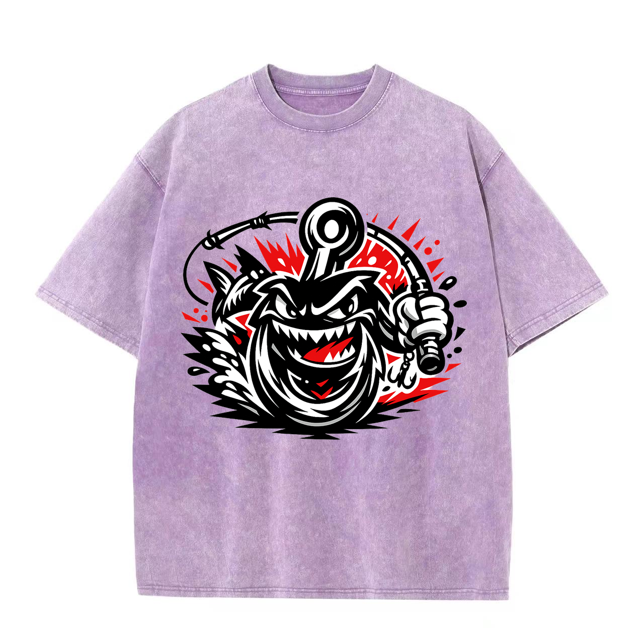 T-Shirt Angelglück am Wasser