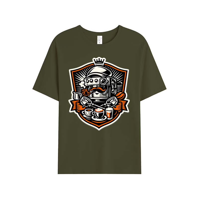 T-shirt Espresso Heraldry Wappen der Kaffeeliebe
