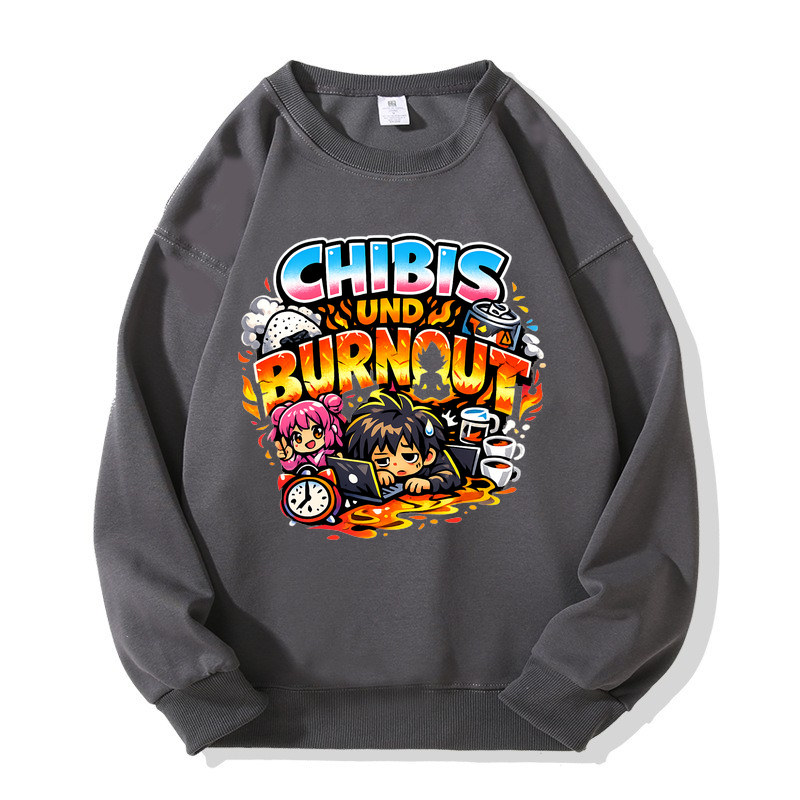 Sweatshirt Chibi Burnout Bliss