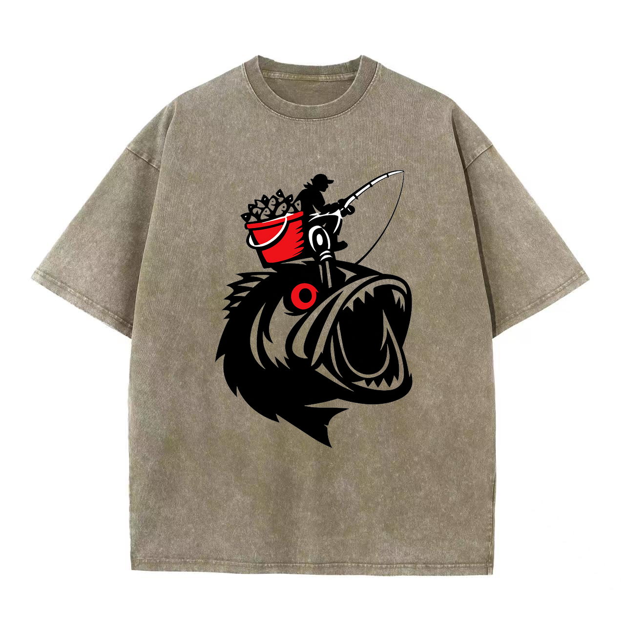 t-shirt Fangglück am Wasser