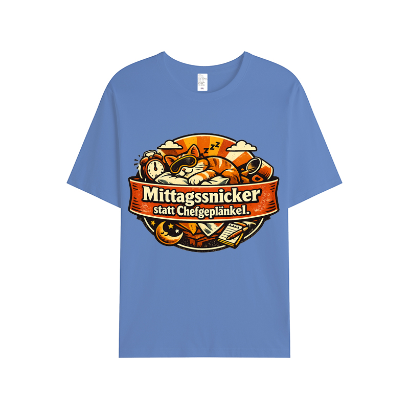 T-Shirt Mittagsnicker Katze Vibes