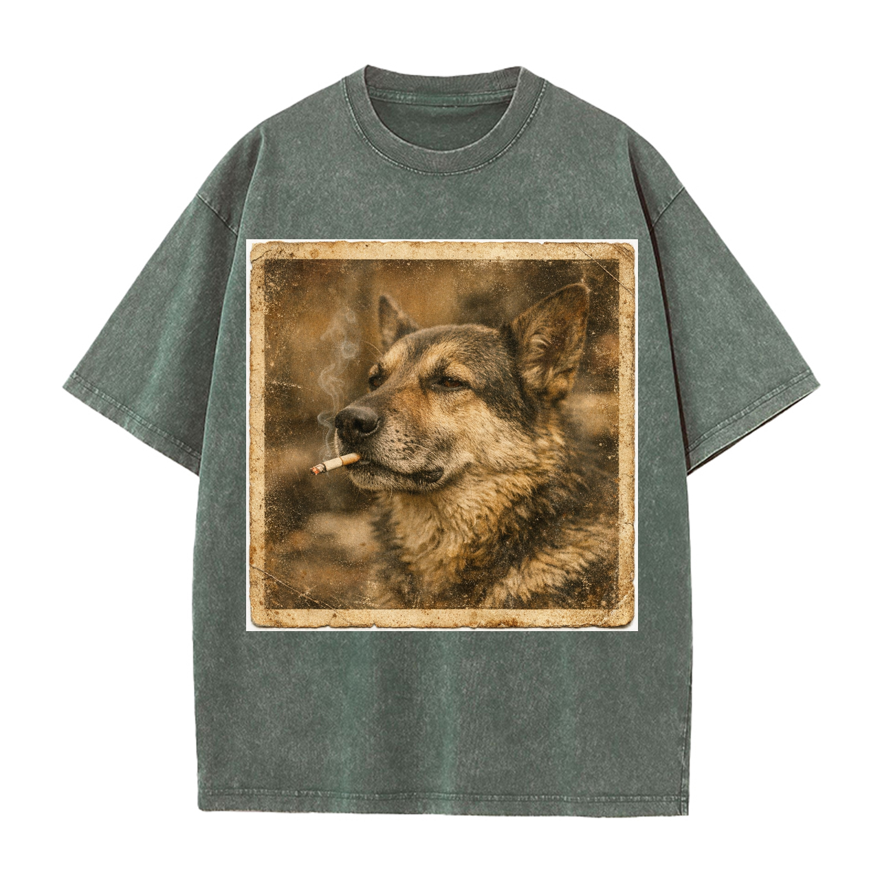 T-shirt Vintage Dog Polaroids Retro Canine Photo