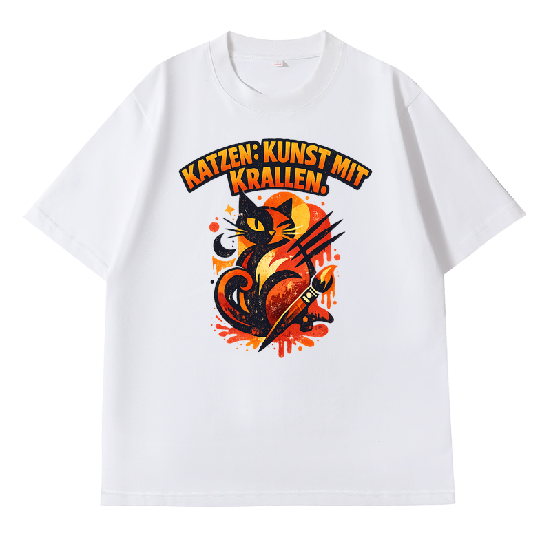 T-Shirt Krallenkunst der Samtpfoten