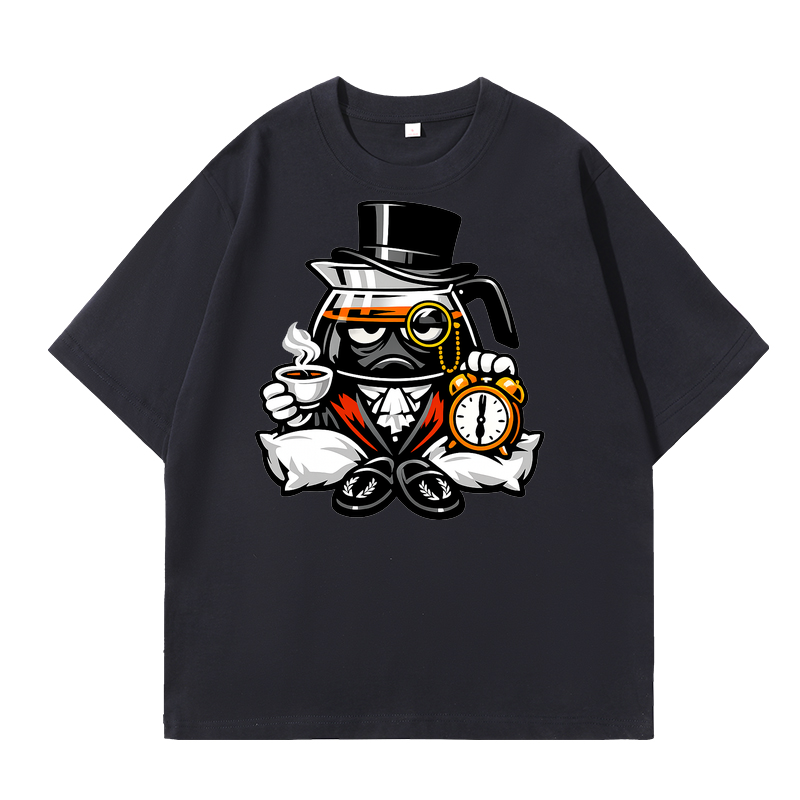 T-shirt Dawn Dilettante: Kaffee-Passion für Morgenmuffel