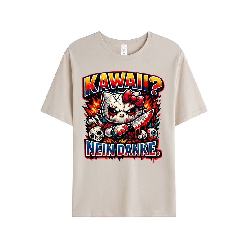 T-Shirt Kawaii Nein Danke Anime Rebel Style