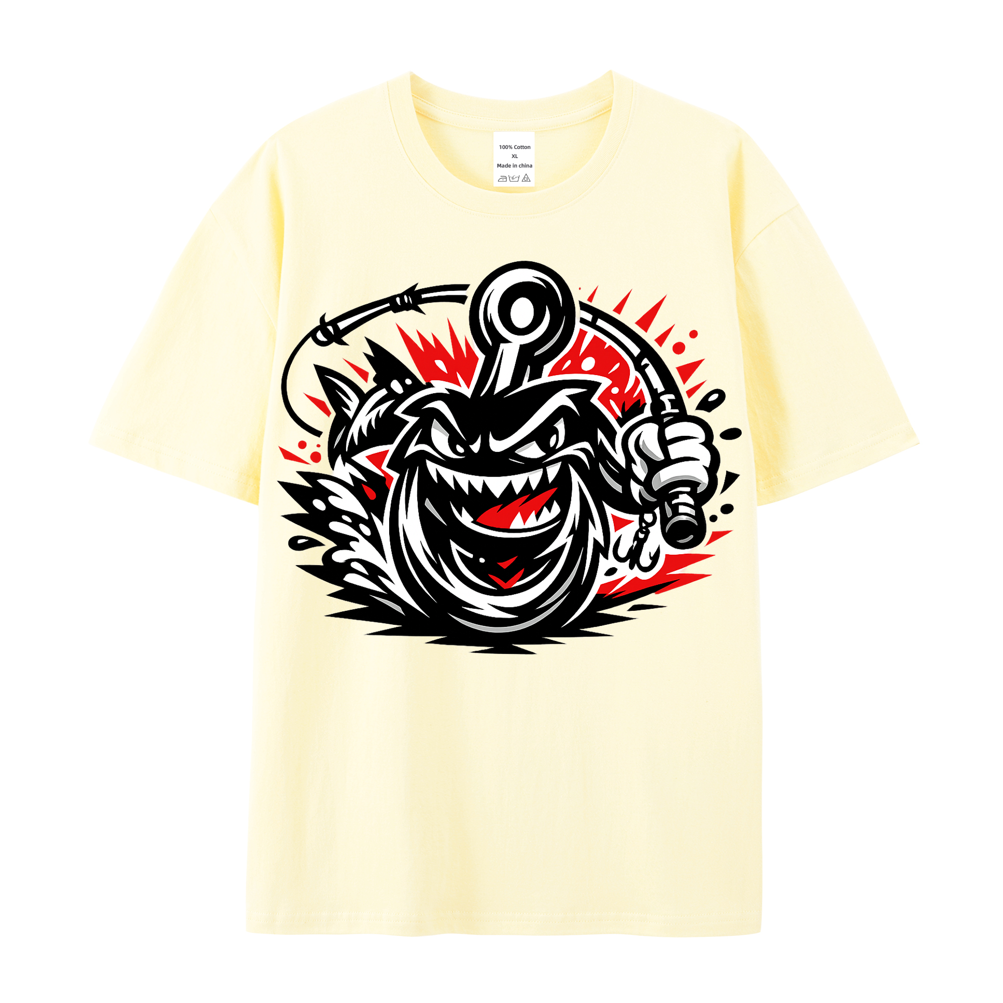 T-Shirt Angelglück am Wasser